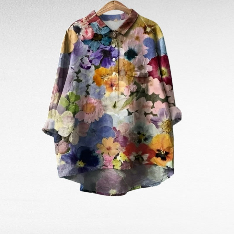 Élodie | Blusa Elegante de Verano en Lino