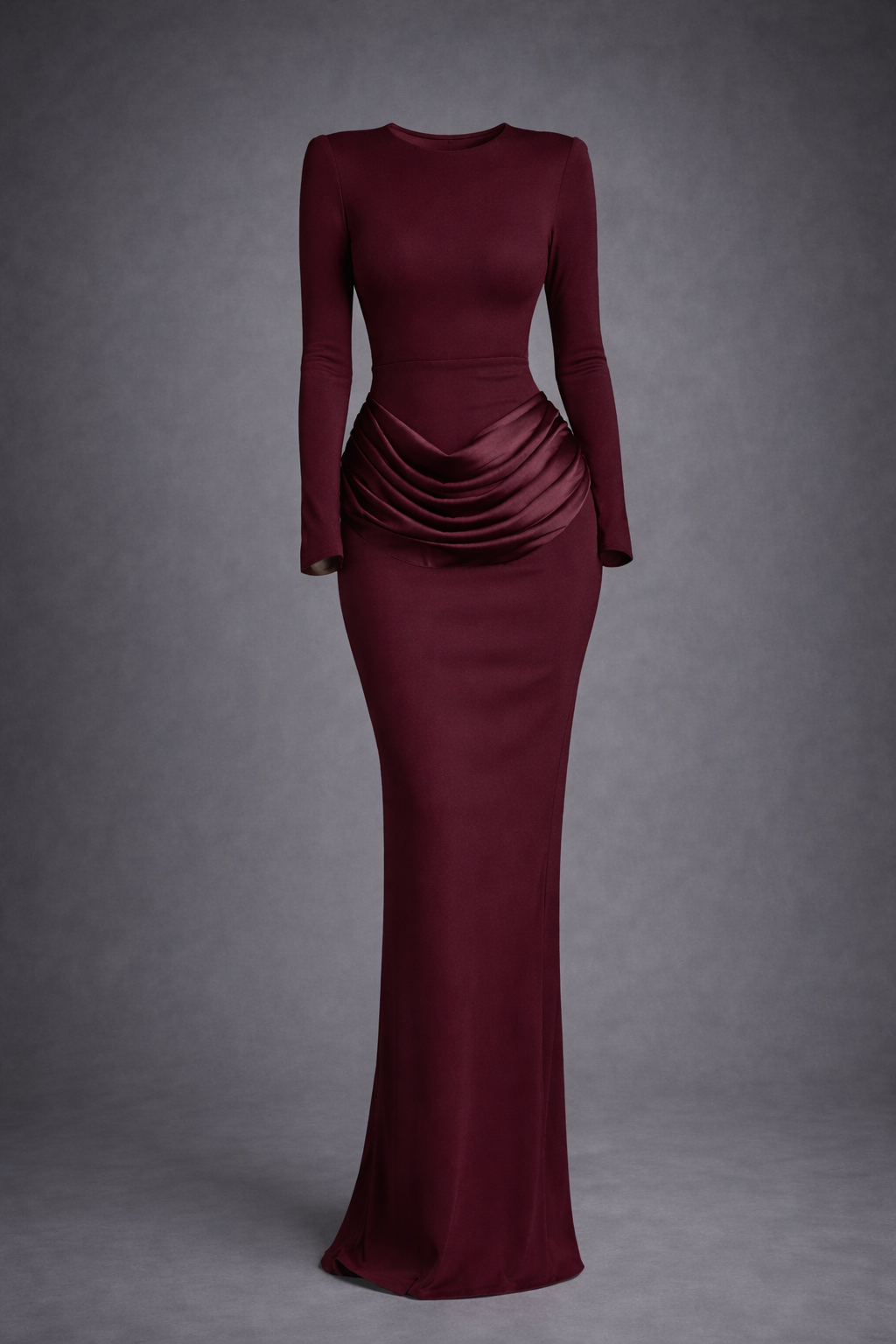 Vestido Burdeos Elegance