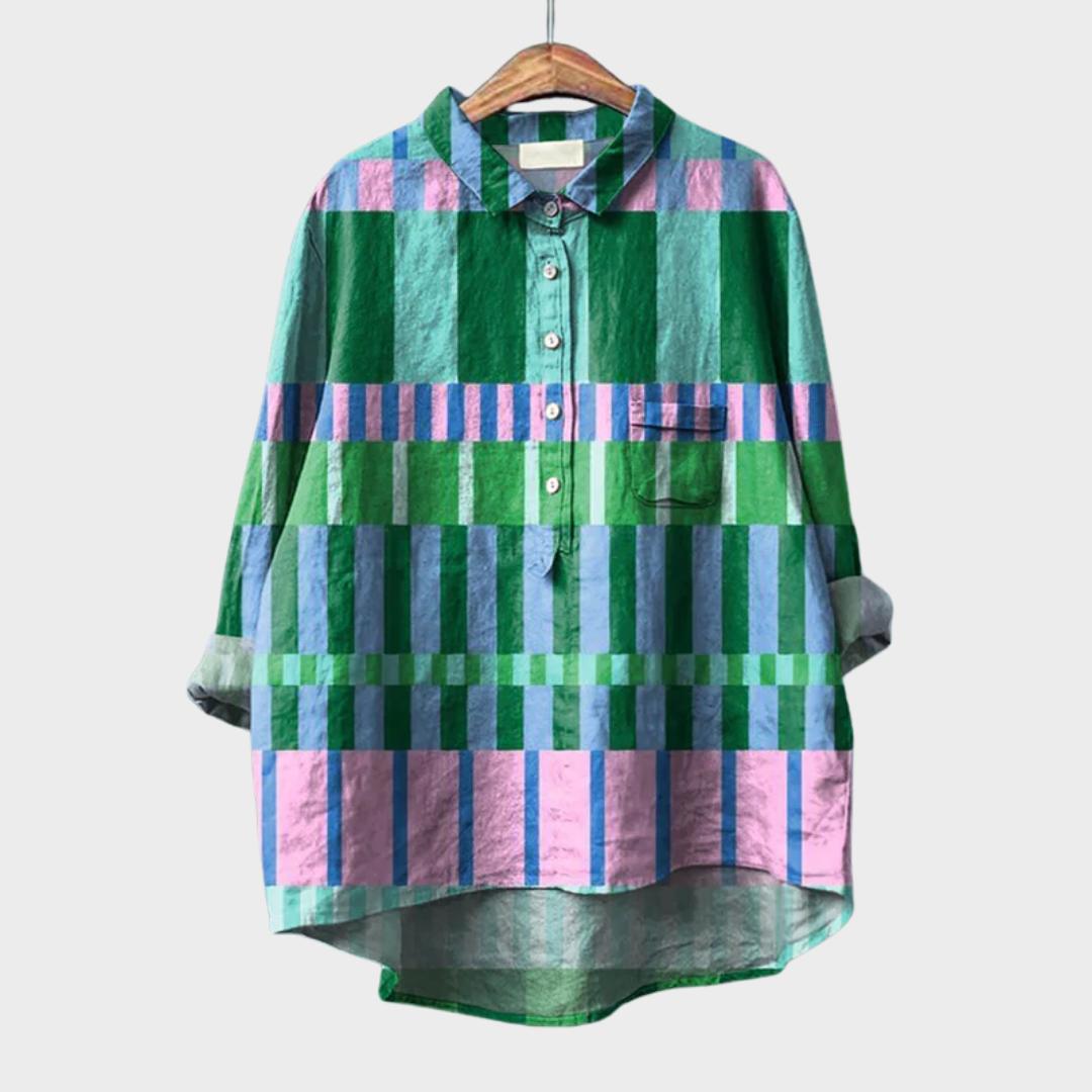 Ámbar | Elegante Blusa Estiva en Lino