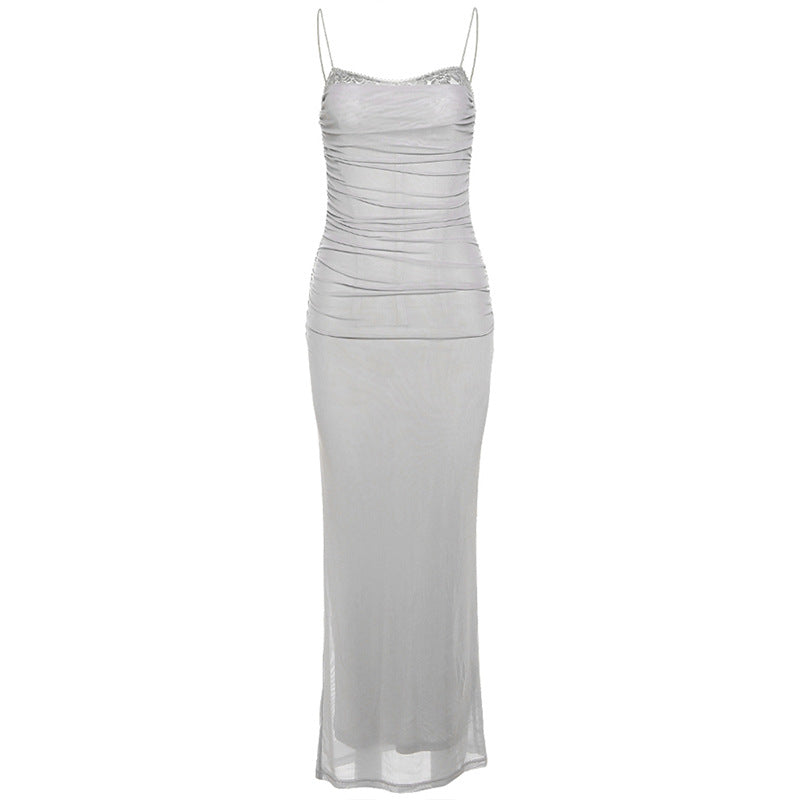 Aurelia | Vestito in Rete con Pizzo