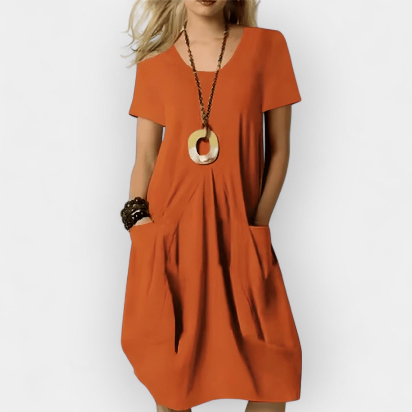 Abito in Cotone Flattering
