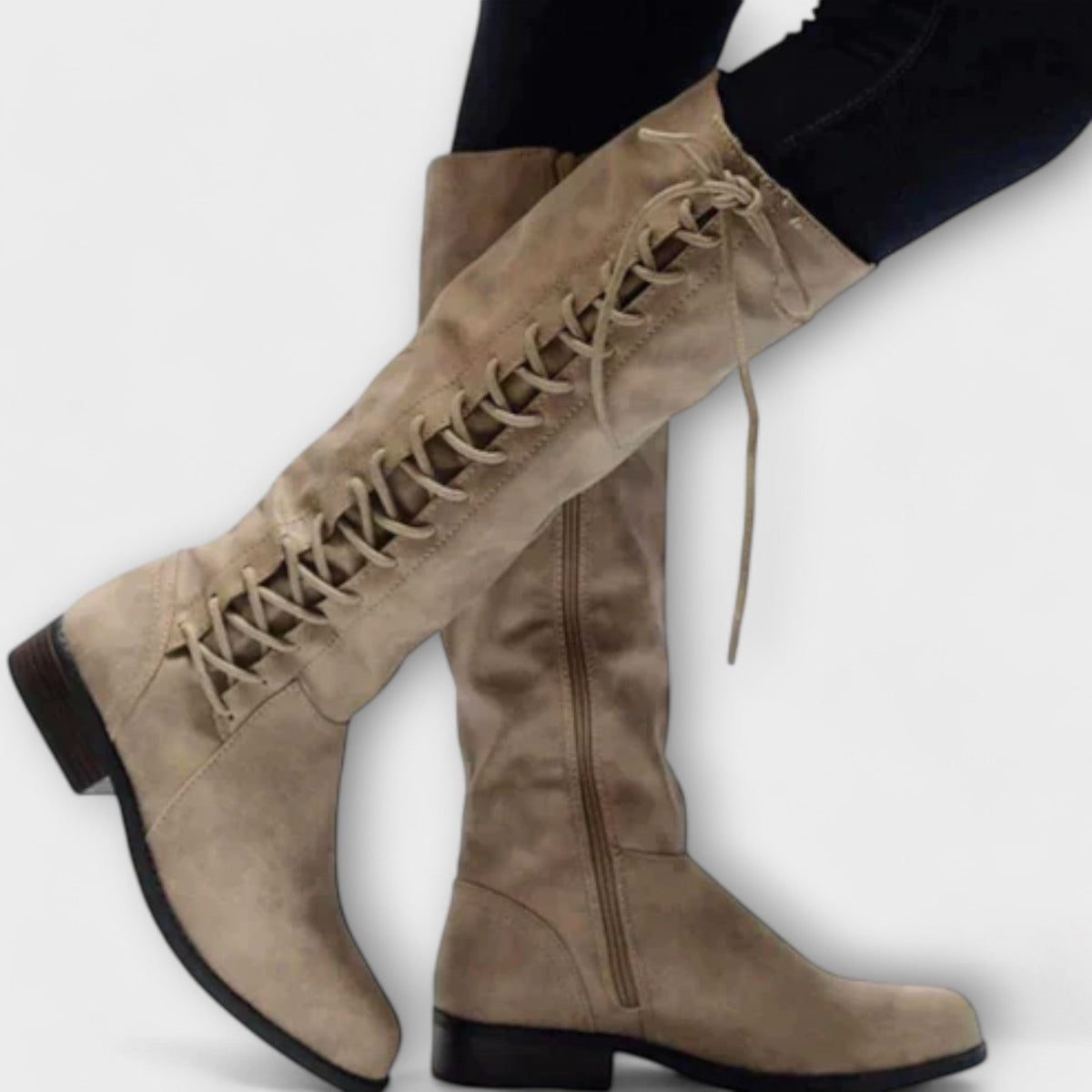 Paula stivali alti beige
