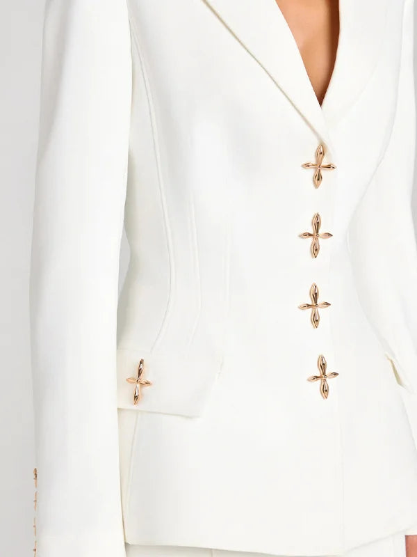 Sofía | Blazer bianco a un bottone