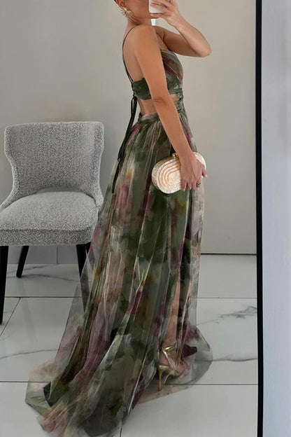 Giselle | Incantevole Maxi Abito con Stampa Floreale