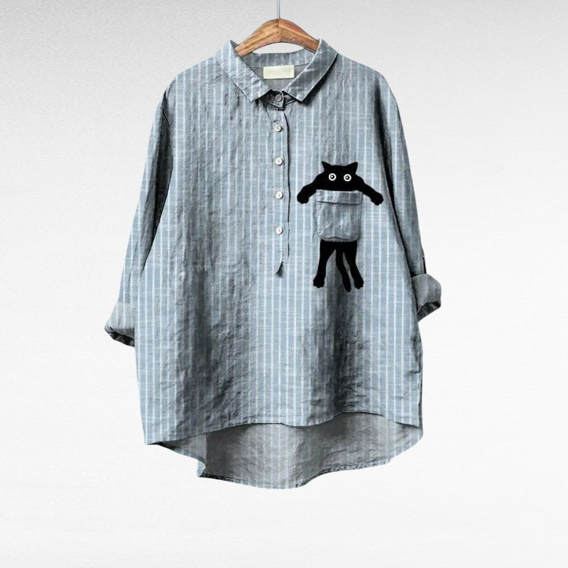 Chloé | Elegante Blusa Veraniega de Lino