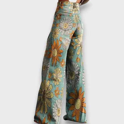 Tavira – Jeans dichiarativi con motivo selvaggio