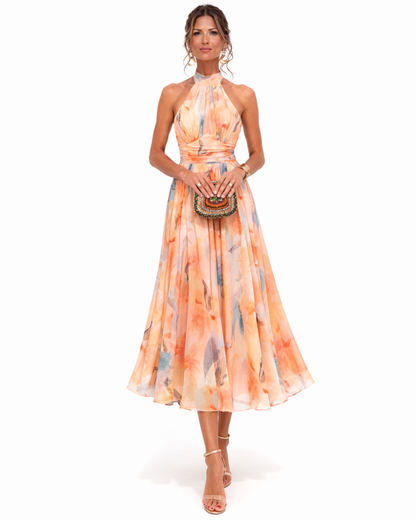 Aurora | Vestito Halter Elegante