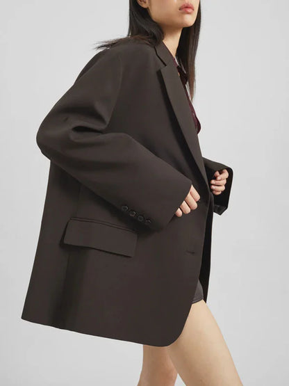 Sofia | Blazer Oversized Doppio Petto "Potere della Terra"