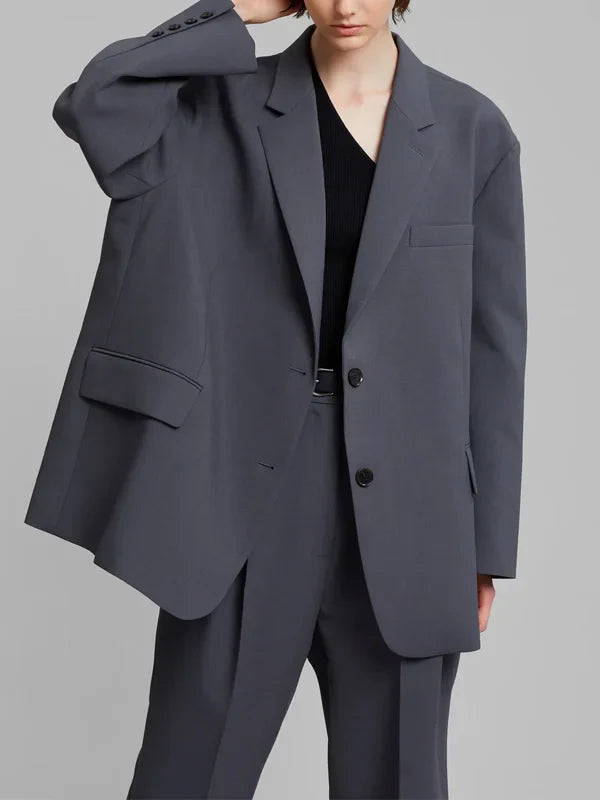Sofia | Blazer Gris Oversize