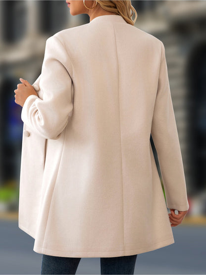Elena | Cappotto Elegante con Collo Alto
