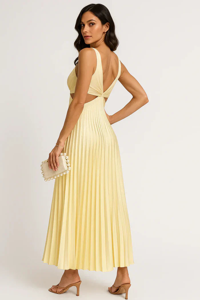 Abito Elegante Bellezza | Abito Plissettato Ideale per Eventi