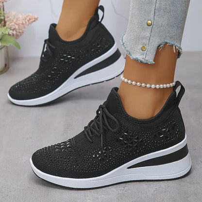 Giselle – Zapatos ortopédicos con strass brillantes