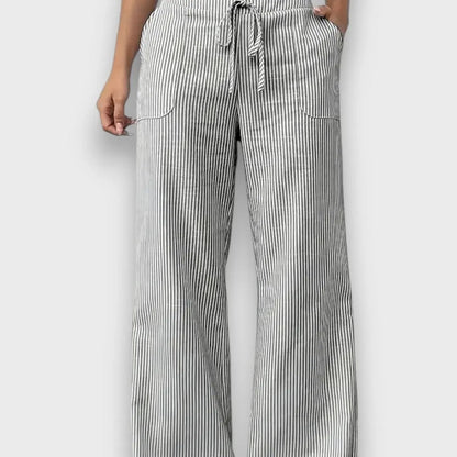 Karina – Pantaloni a righe sottili