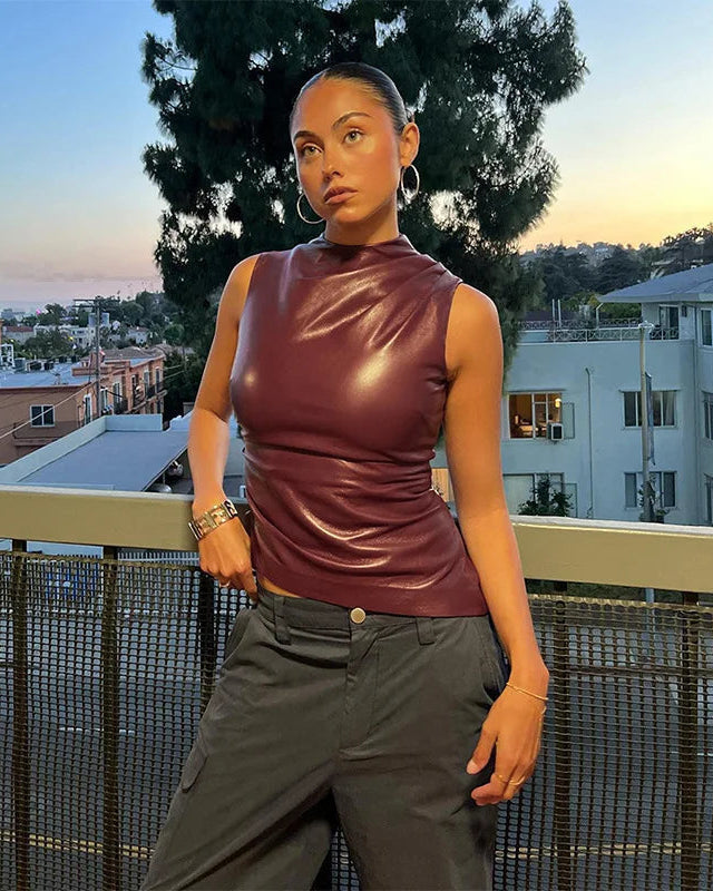 ARIA | Top in Pelle Luxe
