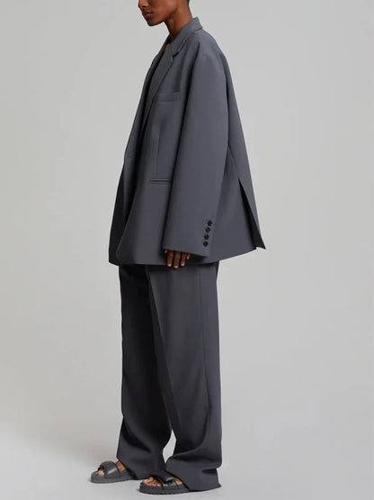 Sofia | Blazer Gris Oversize