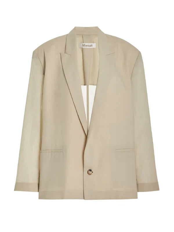 Sofia | Blazer Oversize in Mistura di Lino
