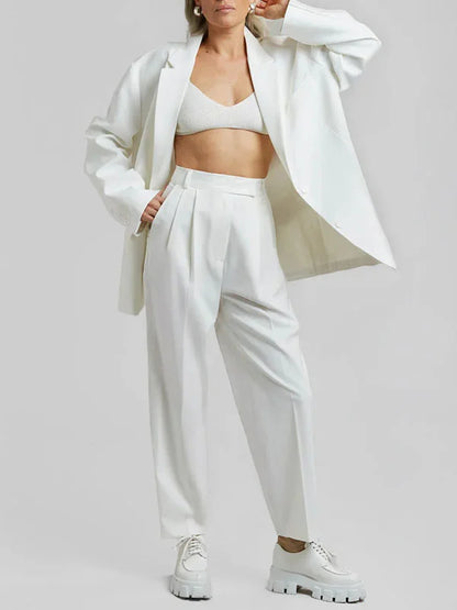 Sofia | Blazer Oversized Linea Pulita Bianco