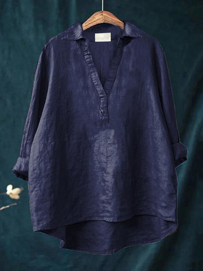 Andrea | Elegante Blusa Estiva in Lino