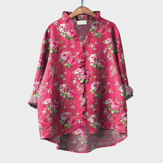 Tara | Elegante Camisa de Verano de Lino