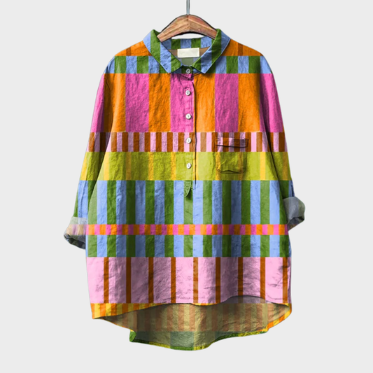 Ambra | Elegante Sommerbluse aus Leinen