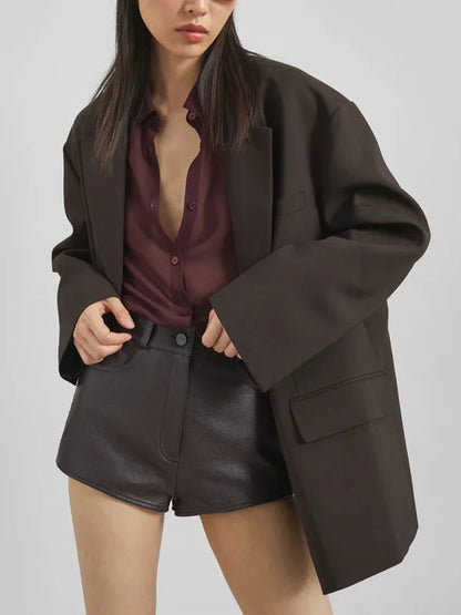 Sofia | Blazer Oversized Doble Pecho "Poder de la Tierra"