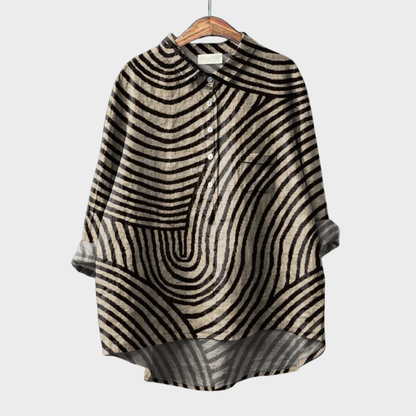Melina | Elegante Blusa Estiva in Lino