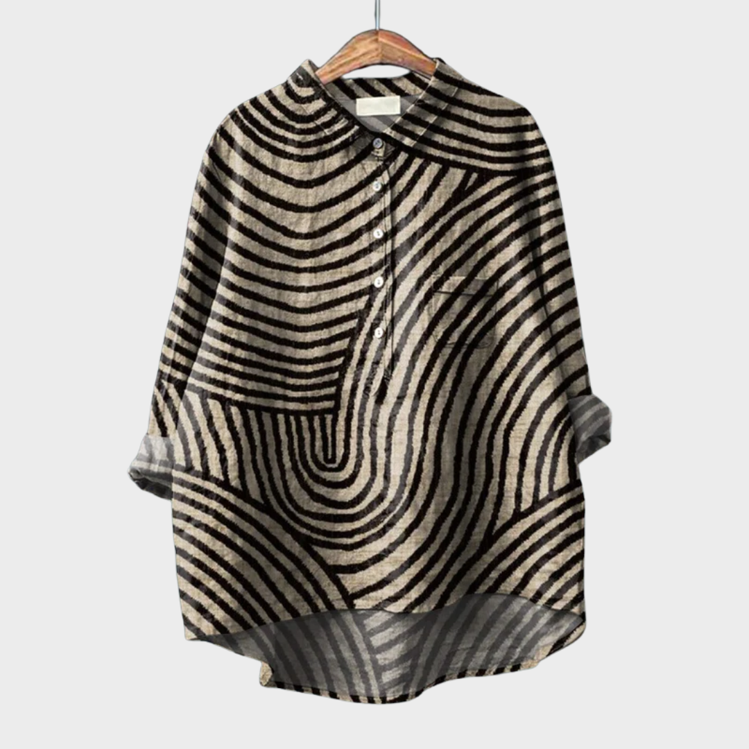 Melina | Elegante Blusa Veraniega de Lino
