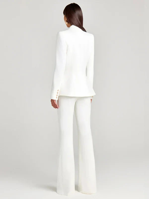 Sofía | Blazer blanco de un botón