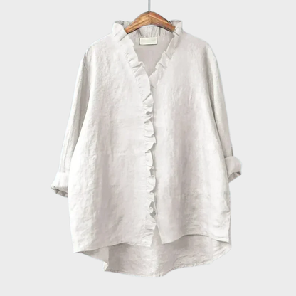 Eline | Elegante Blusa de Verano en Lino