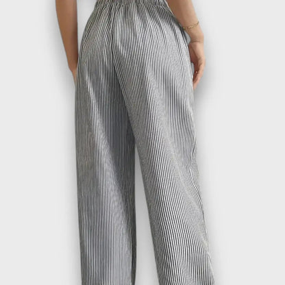 Karina – Pantalones con rayas finas