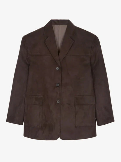 Sofia | Blazer Marrón de Suede Oversize