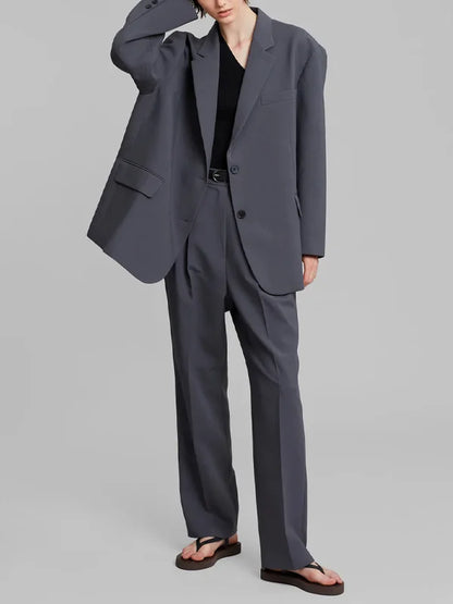Sofia | Blazer Gris Oversize
