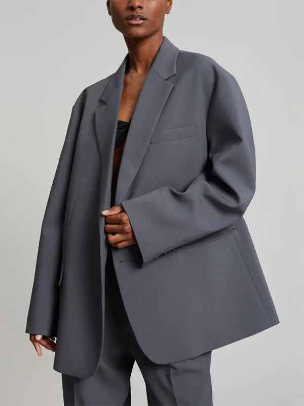 Sofia | Blazer Gris Oversize