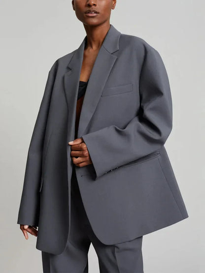 Sofia | Blazer Gris Oversize