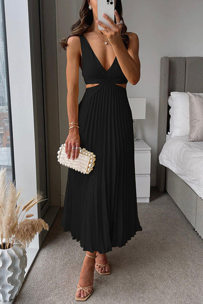 Abito Elegante Bellezza | Abito Plissettato Ideale per Eventi