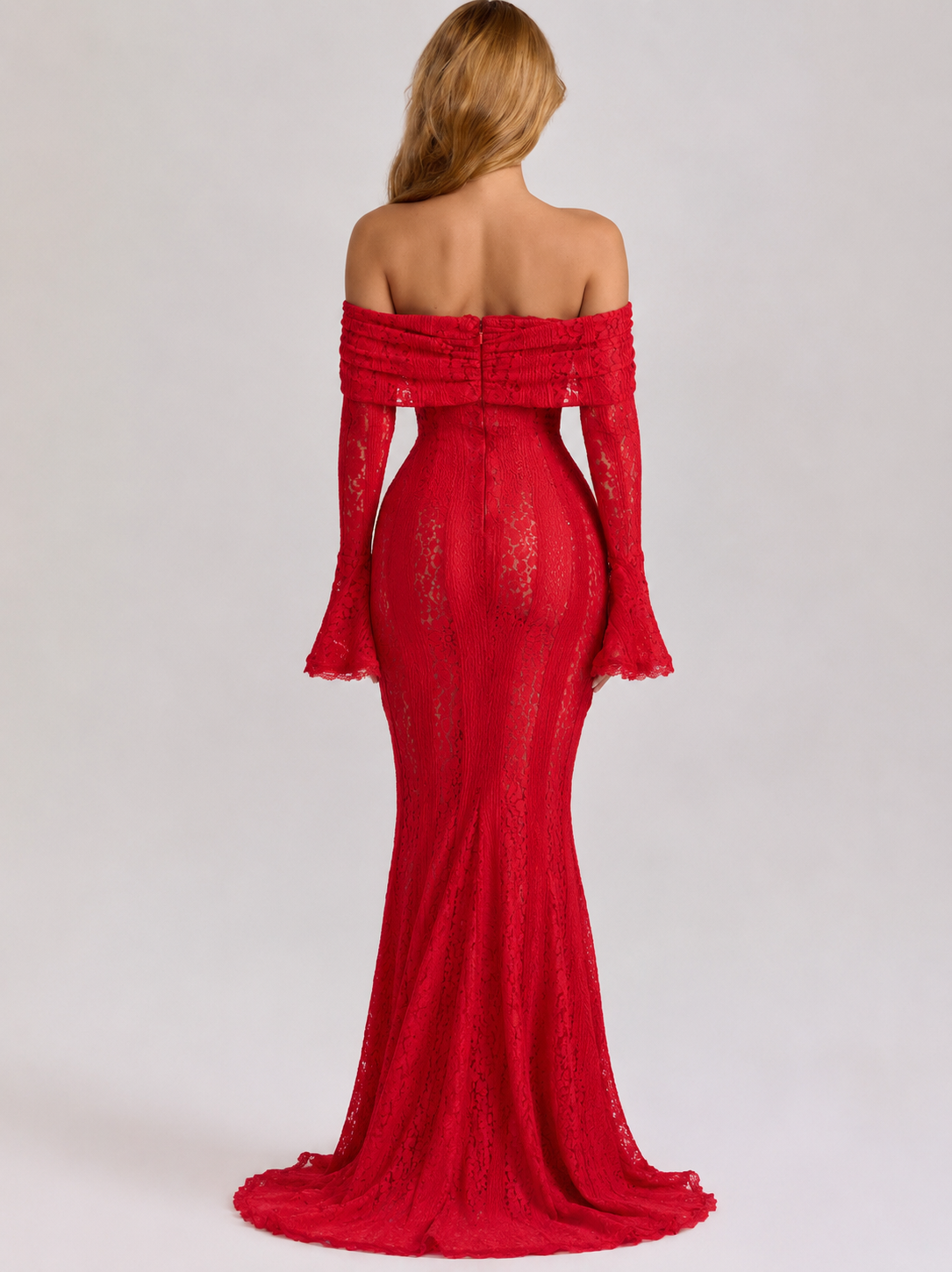 Abito Maxi in Pizzo Etereo