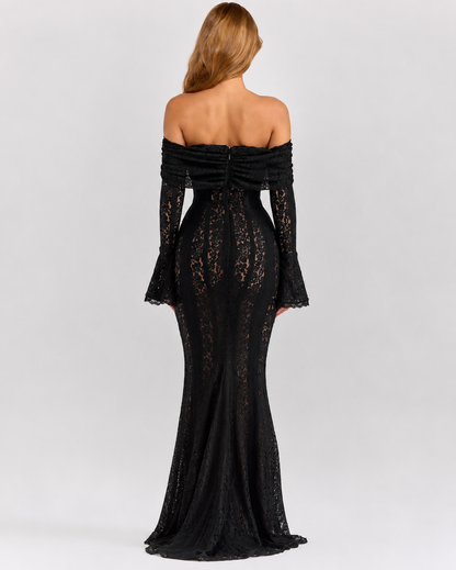 Abito Maxi in Pizzo Etereo