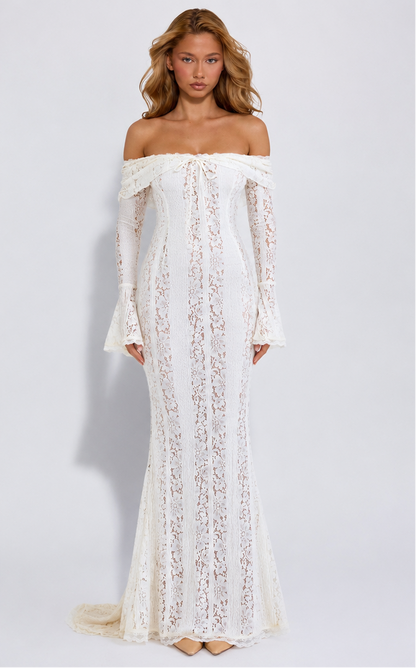 Abito Maxi in Pizzo Etereo