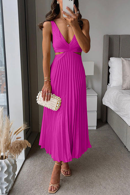 Abito Elegante Bellezza | Abito Plissettato Ideale per Eventi