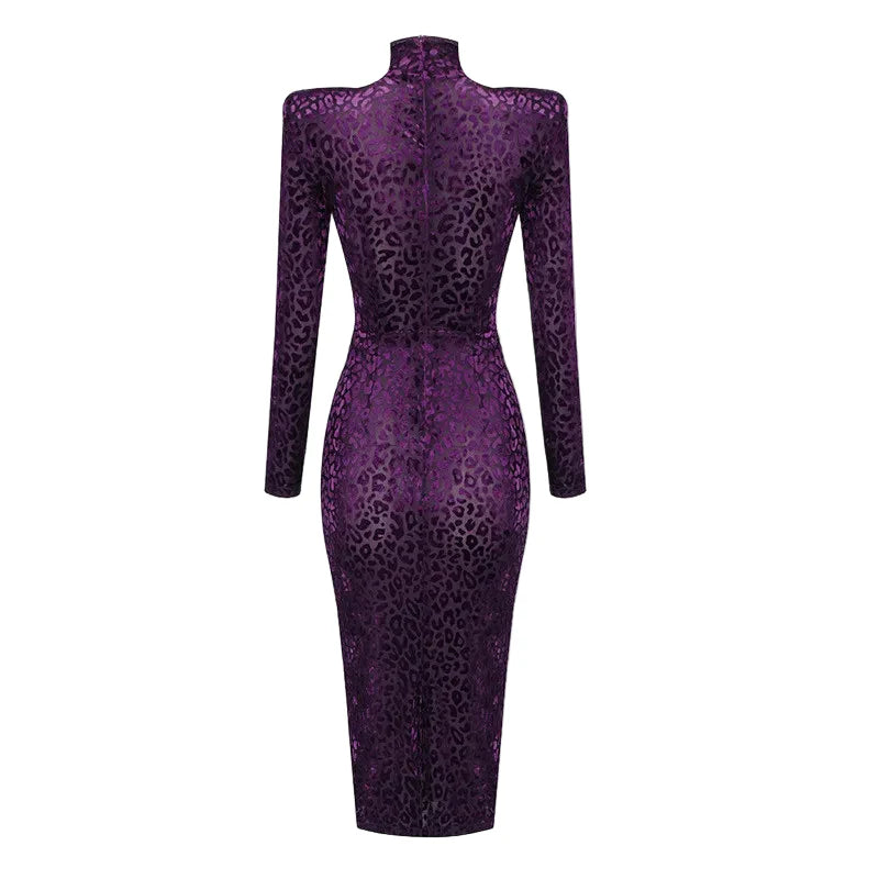 Vestido Leopard Glow