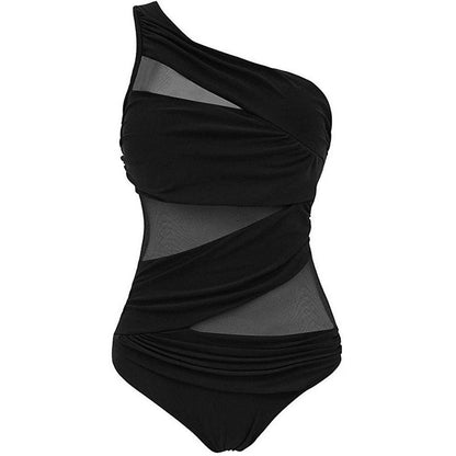 Nayla | Il tuo costume da bagno elegante a spalla unica in taglie comode