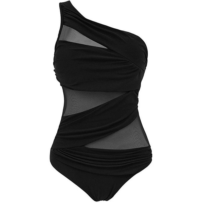 Nayla | Il tuo costume da bagno elegante a spalla unica in taglie comode