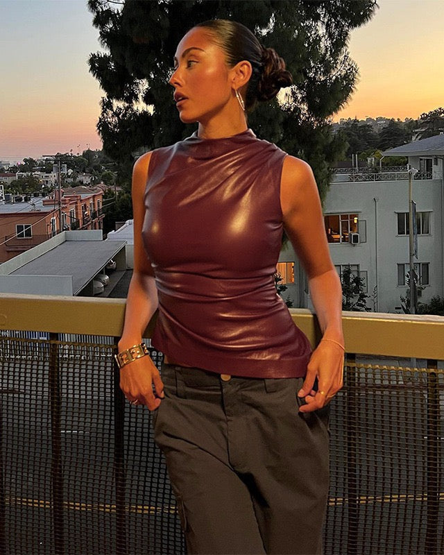 ARIA | Top in Pelle Luxe