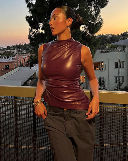ARIA | Top in Pelle Luxe
