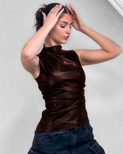 ARIA | Top in Pelle Luxe