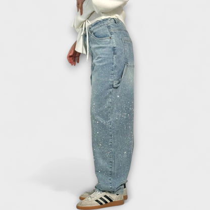 Fable - Jeans in Stile Carpentiere di Denim Balloon