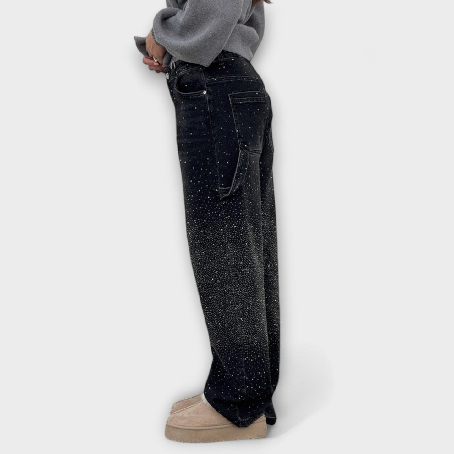 Fable - Jeans in Stile Carpentiere di Denim Balloon
