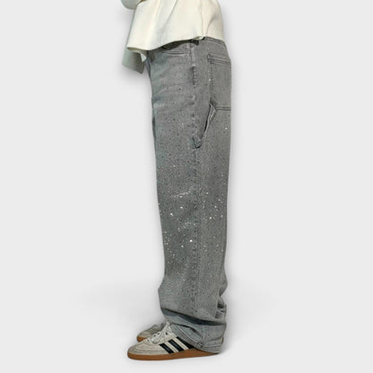 Fable - Jeans in Stile Carpentiere di Denim Balloon