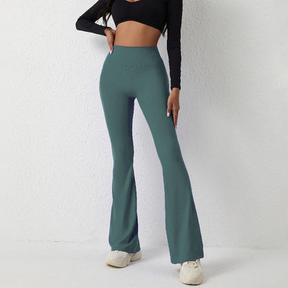 Serena - Pantaloni casual con gamba a campana