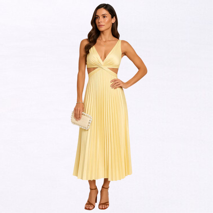 Abito Elegante Bellezza | Abito Plissettato Ideale per Eventi